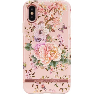 Richmond & Finch Peonies & Butterflies - Rose gold for iPhone X pink