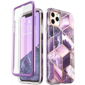 COSMO 360° Backcover Hoesje Met Screen Protector iPhone 11 Pro - Marble Ameth
