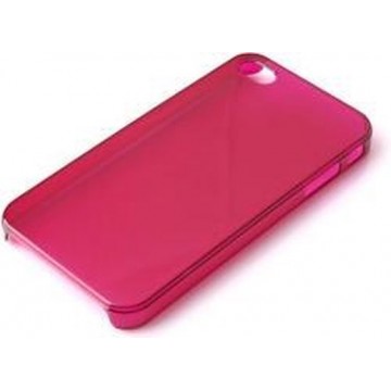 Crystal Hard Case Transparant Roze voor Apple iPhone 4/4S