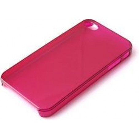 Crystal Hard Case Transparant Roze voor Apple iPhone 4/4S