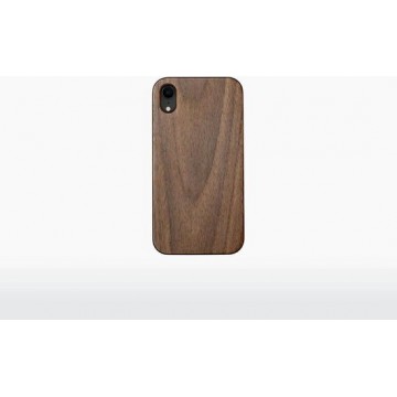 Oakywood Houten iPhone Hoesje - Klassiek - Walnoot - Product Telefoon: iPhone Xr
