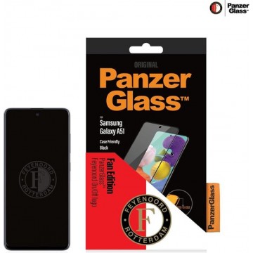 PanzerGlass Feyenoord Case Friendly Screenprotector voor de Samsung Galaxy A51 - Zwart