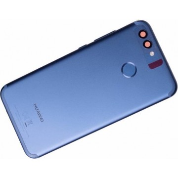 Huawei Nova 2 (PIC-L29) Achterbehuizing, Blauw, Incl. Battery HB366179ECW 2950mAh, 02351MQB
