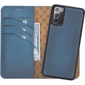 Bouletta - Uitneembare leder hoesje - Samsung Note 20 - Mystic Blue