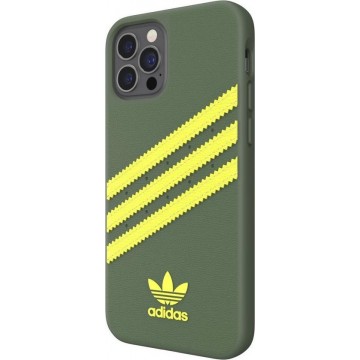 Samba Backcover voor de iPhone 12, iPhone 12 Pro - groen / geel