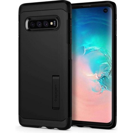 Hoesje Samsung Galaxy S10 - Spigen Tough Armor Case - Zwart