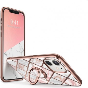 Supcase Cosmo Snap hoesje voor Apple iPhone 12 Mini - marmer pink