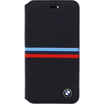 BMW M Book Case Tricolor - Navy Blue - voor iPhone 6 Plus / 6S Plus (5,5 inch versies)