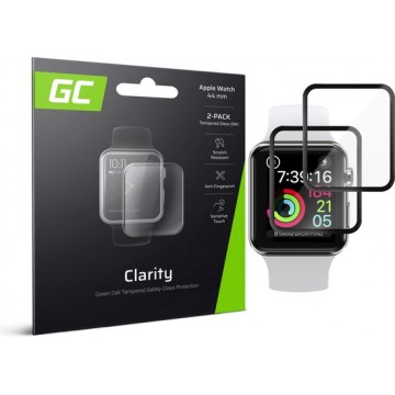 2x Screen Protector GC Clarity voor Apple Watch 4/5 44mm
