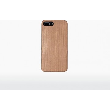 Oakywood Houten iPhone Hoesje - Klassiek - Kers - Product Telefoon: iPhone 7 Plus / 8 Plus