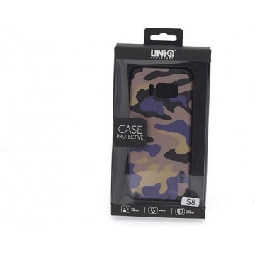 UNIQ Accessory Galaxy S8 Hard Case Backcover Legerprint - Blauw (G950F)