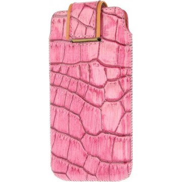 Valenta Flip Glam iPhone 5/5S case - donker roze