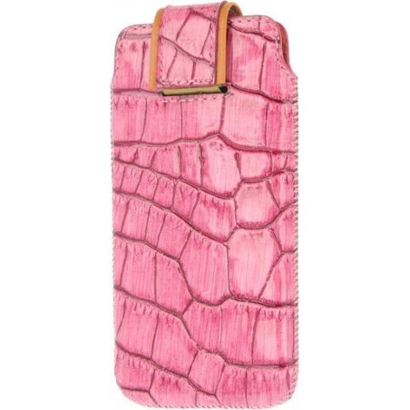 Valenta Flip Glam iPhone 5/5S case - donker roze