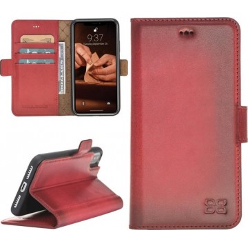 Bouletta - Lederen New iPhone SE (2020) - BookCase - Burned Red