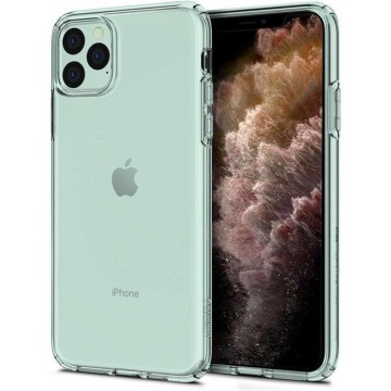 Hoesje Apple iPhone 11 Pro - Spigen Liquid Crystal Case - Zwart