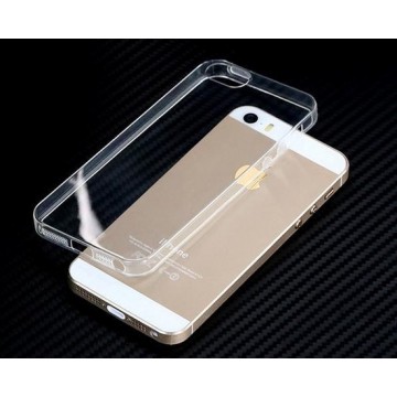 Telefoonhoesje voor iPhone 5s Transparant - Dun flexibel siliconen
