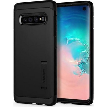 Spigen Tough Armor Samsung Galaxy S10 Hoesje - Zwart