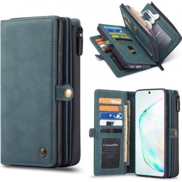 CaseMe Premium Wallet Case Hoesje Samsung Galaxy S20 Ultra - Blauw