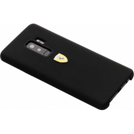 Ferrari Zwart Silicone Hard Case Samsung Galaxy S9 Plus