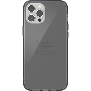 Adidas Originals Protective Clear Backcover iPhone 12 Pro Max hoesje - Smokey Black