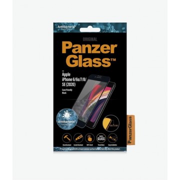 PanzerGlass Anti-Bacterial Case Friendly Screenprotector voor de iPhone SE (2020) / 8 / 7 / 6(s)