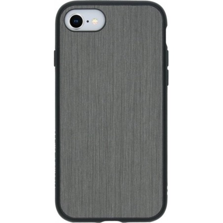 RhinoShield SolidSuit Backcover iPhone SE (2020) / 8 / 7 hoesje - Brushed Steel