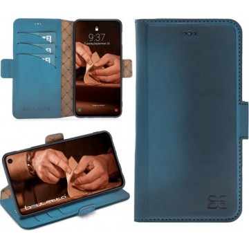 Bouletta Lederen Samsung Galaxy S10e Hoesje - BookCase - Midnight Blue