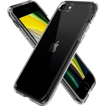 Hoesje Apple iPhone SE 2020  | Spigen Crystal Hybrid Case | Doorzichtig/Transparant