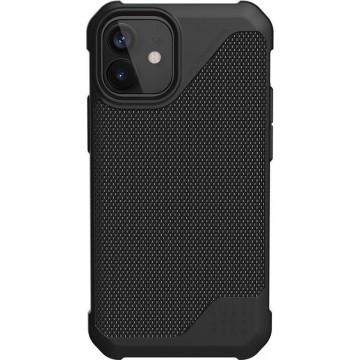 UAG - iPhone 12 mini Hoesje - Back Case Metropolis LT Stof Zwart