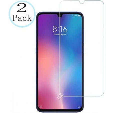 Xiaomi Mi 8 Pro - 2 Stuks Screenprotector Tempered Glass Glazen Gehard Screen Protector 2.5D 9H (0.3mm)