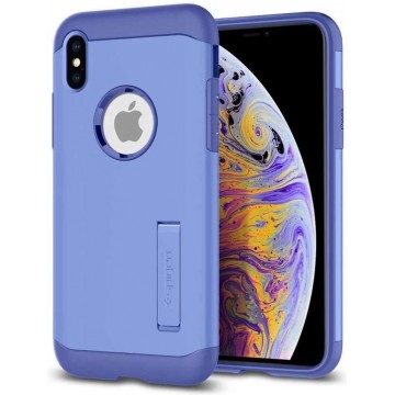 Hoesje Apple iPhone Xs Max - Spigen Slim Armor Case - Violet