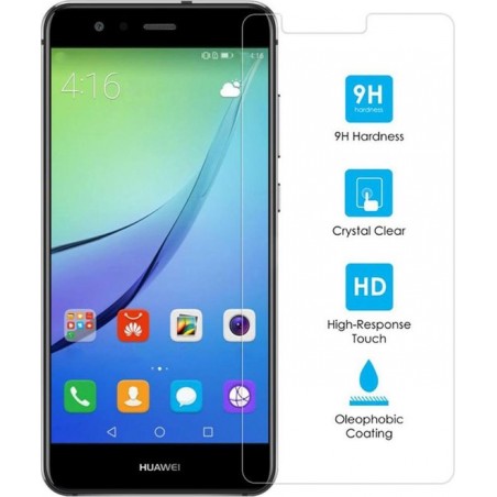 2 Stuks Screenprotector Tempered Glass Glazen Gehard Screen Protector 2.5D 9H (0.3mm) - Huawei P10 Lite