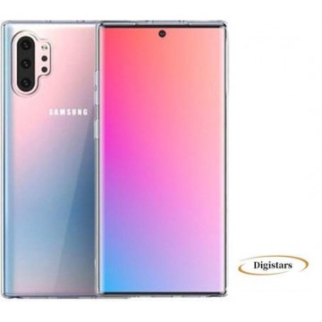 Samsung Note10 + hoesje transparant - back cover - Samsung Galaxy Note10 PLUS - Transparant - TPU
