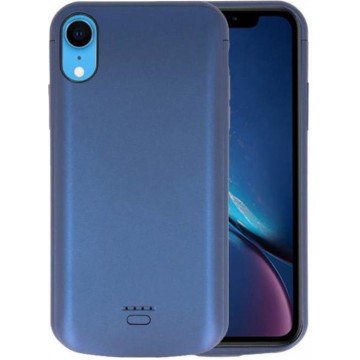 Blauw Smart Batterij Case voor iPhone XR 5000 mAh