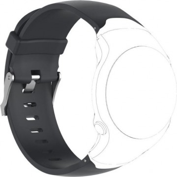 Let op type!! Smart Watch silicone polsband horlogeband voor Garmin approach S3 (zwart)