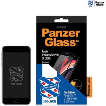 PanzerGlass sc Heerenveen Case Friendly Screenprotector iPhone SE (2020) / 8 / 7 / 6(s) - Zwart