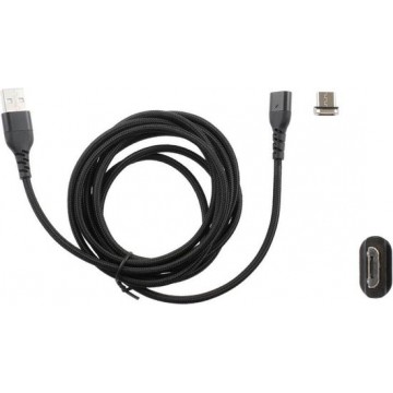 Brodit 945015 USB-kabel 2 m USB 2.0 USB A Micro-USB B Zwart