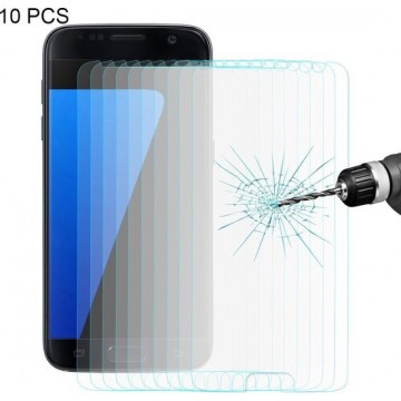 Let op type!! ENKAY 10 stuks voor Galaxy S7 0 26 mm 9H oppervlaktehardheid 2.5D explosieveilige gehard glas scherm Film