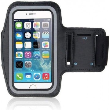 Universele Zwart Sportarmband met Sleuterhouder voor de iPhone 8Plus/7Plus/6(s) Plus