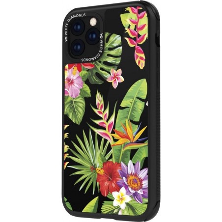 White Diamonds Cover Jungle Flower Mix iPhone 11 Pro Max