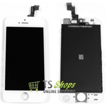LCD display en Touch Screen voor Apple iPhone 5S White Wit