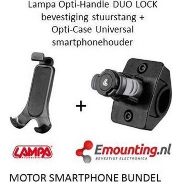 Lampa Opti-Handle stuurstang mount met universele smartphonehouder