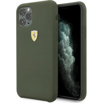 Ferrari SF Silicone Case - Apple iPhone 11 Pro Max (6.5") - Groen