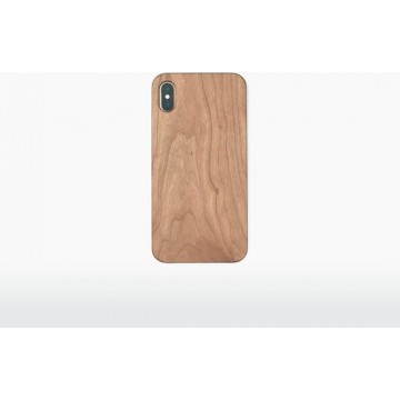 Oakywood Houten iPhone Hoesje - Klassiek - Kers - Product Telefoon: iPhone Xs Max