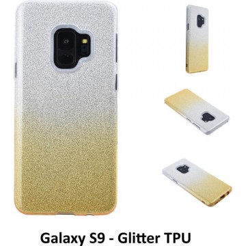 Kleurovergang Goud Glitter TPU Achterkant voor Samsung Galaxy S9 (G960)