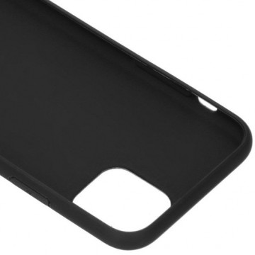 Apple iPhone 11 PRO Hoesje van LXURY X - Iphone Hoesje - Siliconen Backcover - Zwart - Gel Case - Soft Case