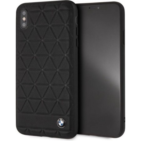 iPhone Xs Max hoesje Hexagon - BMW - Zwart - Leer