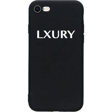 Apple iPhone X / XS Hoesje van LXURY - Iphone Hoesje - Siliconen Backcover - Zwart - Gel Case - Soft Case