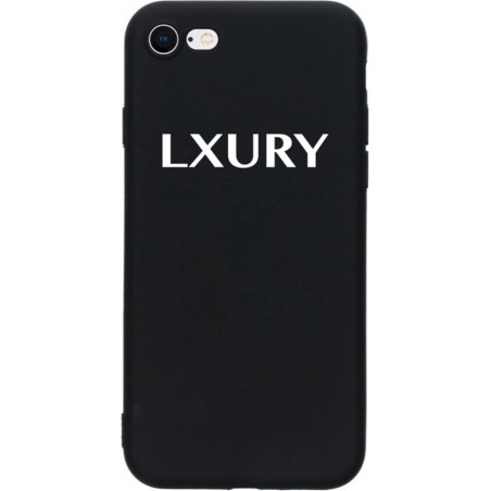 Apple iPhone X / XS Hoesje van LXURY - Iphone Hoesje - Siliconen Backcover - Zwart - Gel Case - Soft Case