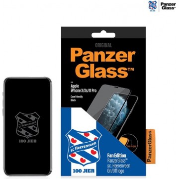 PanzerGlass sc Heerenveen Case Friendly Screenprotector voor de iPhone 11 Pro / Xs / X - Zwart